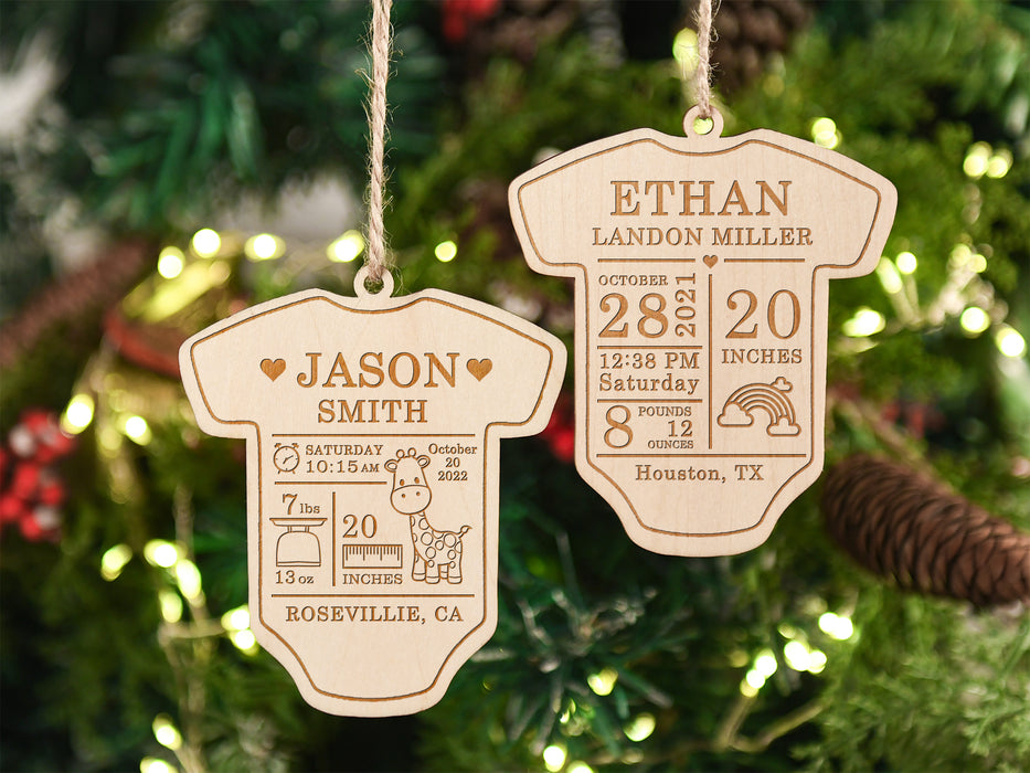 Baby's First Christmas Ornament - Personalized