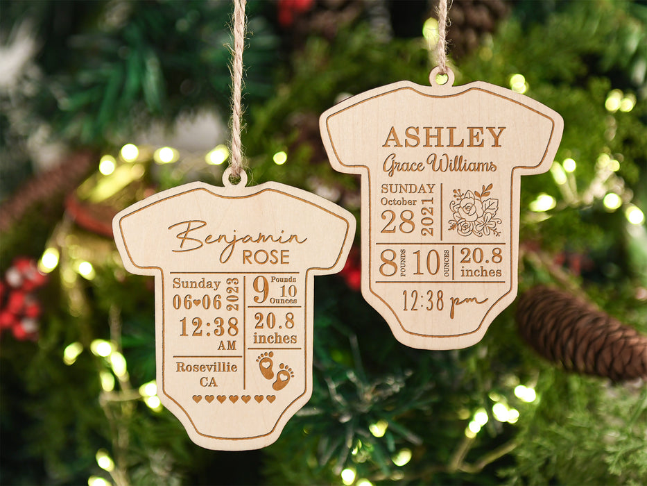 Baby's First Christmas Ornament - Personalized