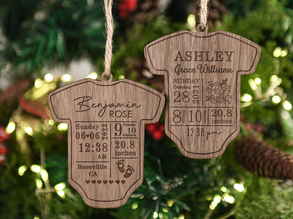 Baby's First Christmas Ornament - Personalized