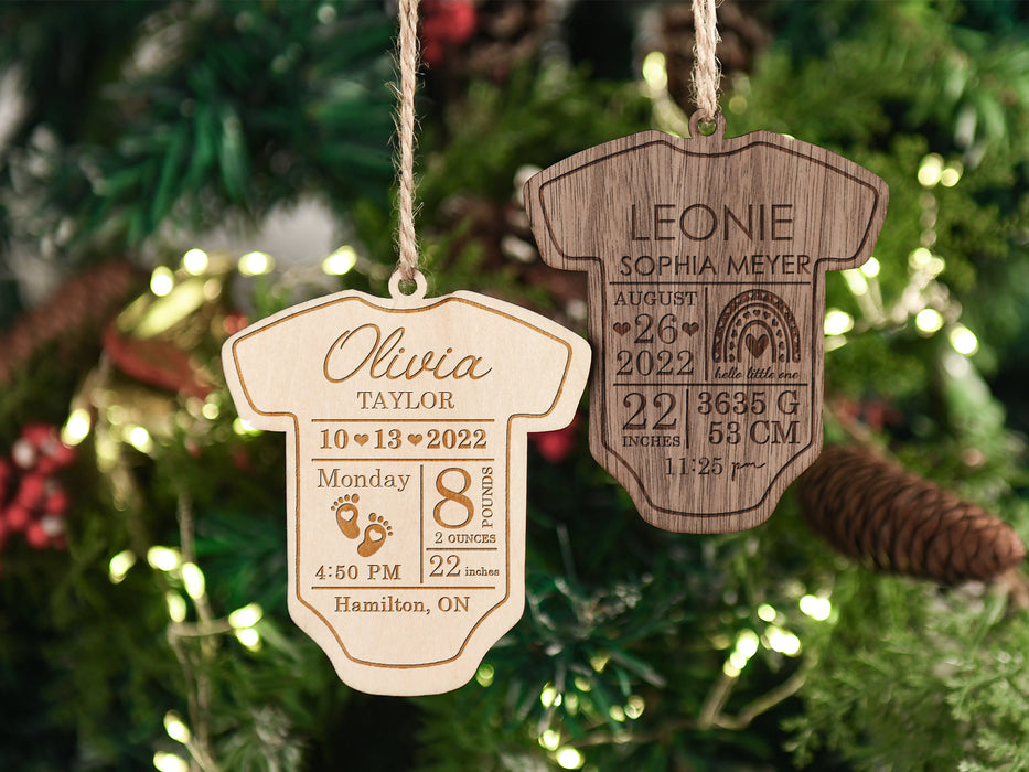 Baby's First Christmas Ornament - Personalized