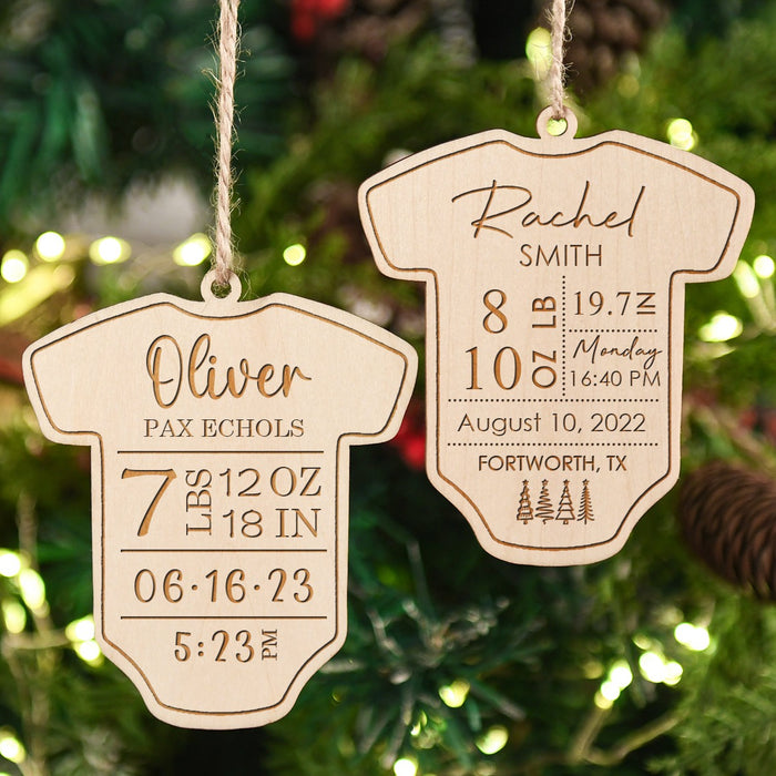 Baby's First Christmas Ornament - Personalized