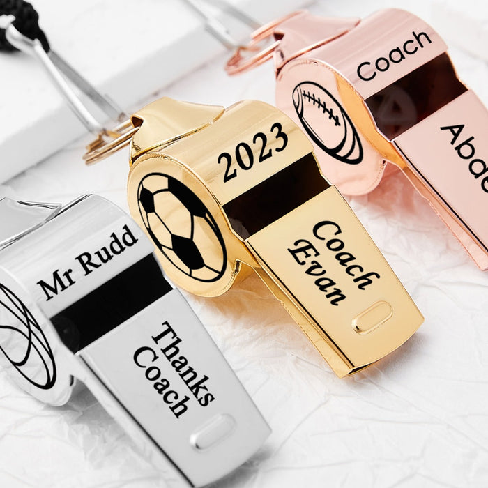 Personalized Whistle, Sport Gift for Coach