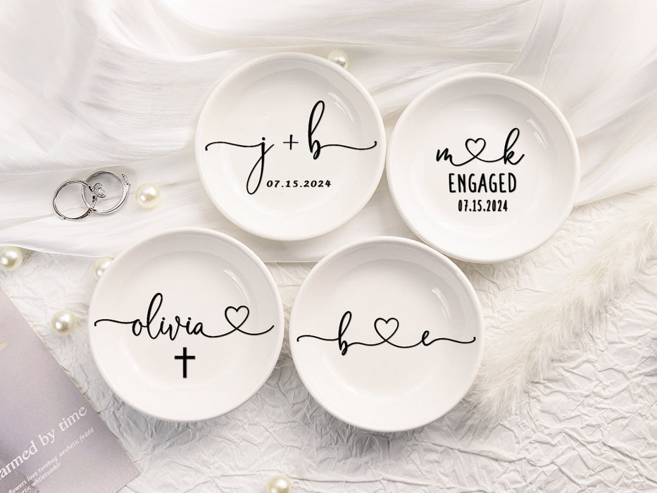 Personalized Jewelry Dish, Bridesmaid Gift