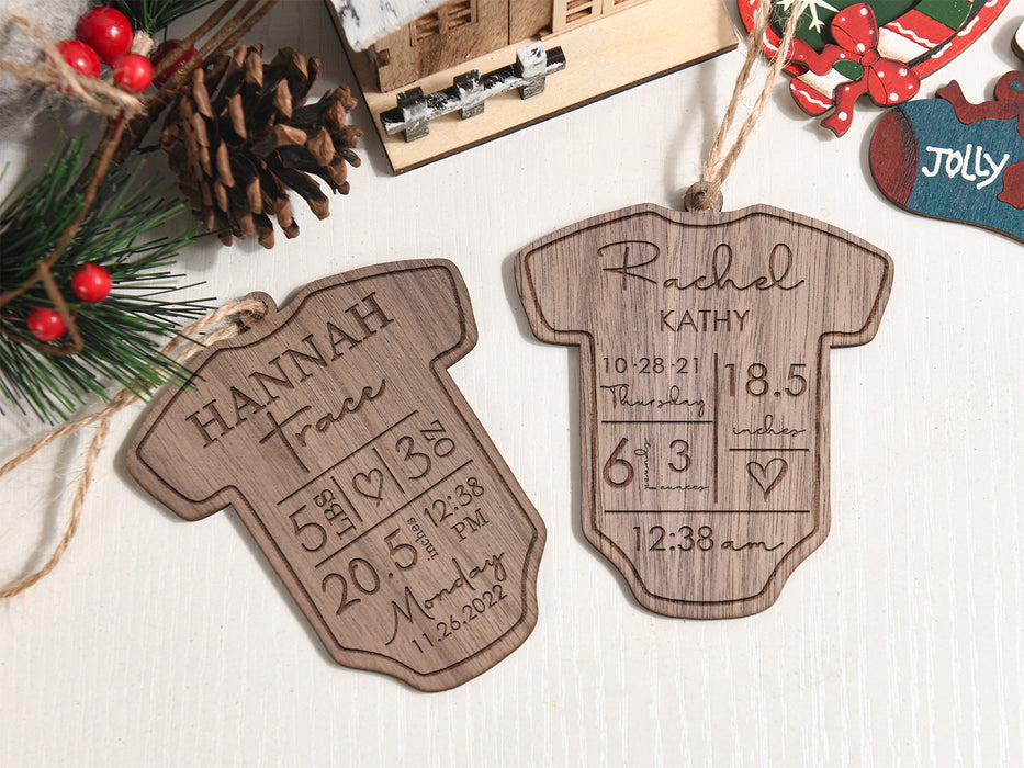 Baby’s First Christmas Ornament, Personalized New Baby Christmas Gift