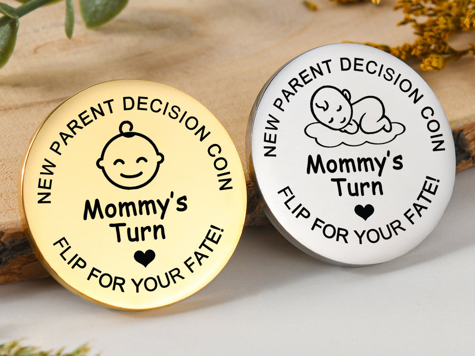 Personalized Stainless Steel Decision Coin