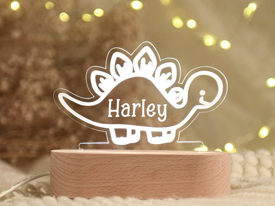 Personalized Baby Acrylic Night Light, Baby Room Decor