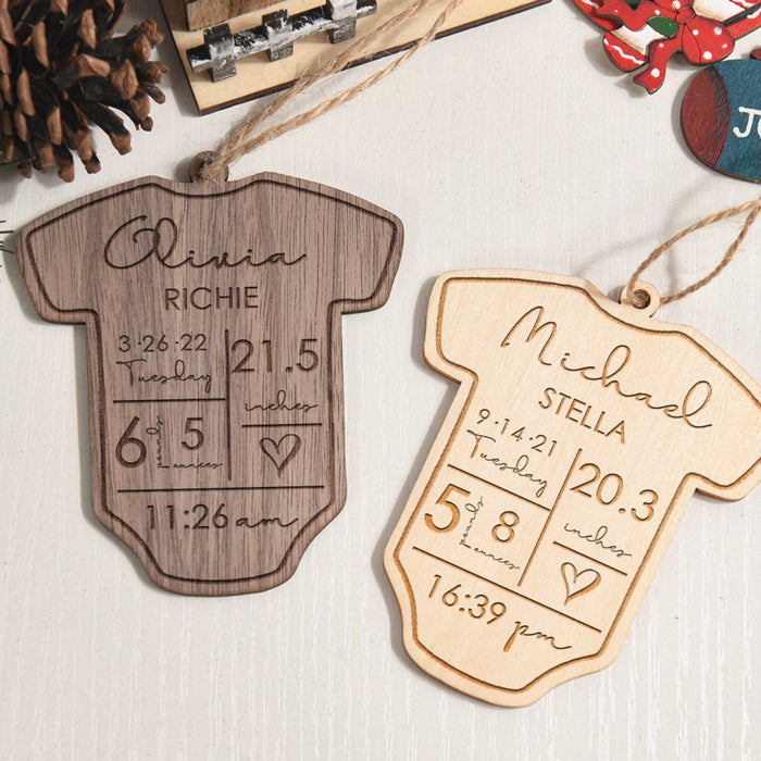 Baby’s First Christmas Ornament, Personalized New Baby Christmas Gift