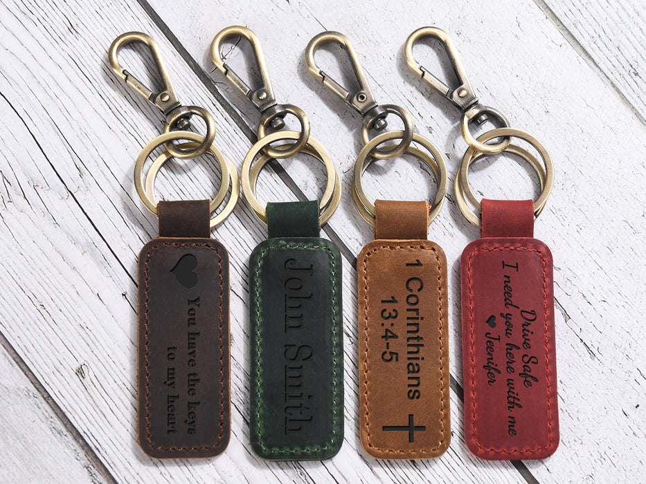 3rd Anniversary Gift for Husband - Personalized Coordinates Keychain