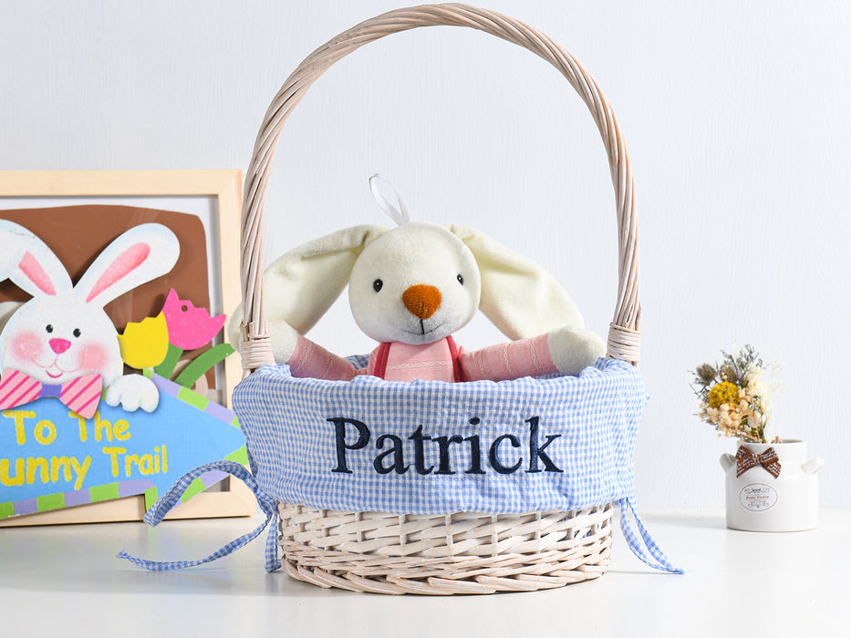 Personalized Easter Basket Liner With Embroidery Name