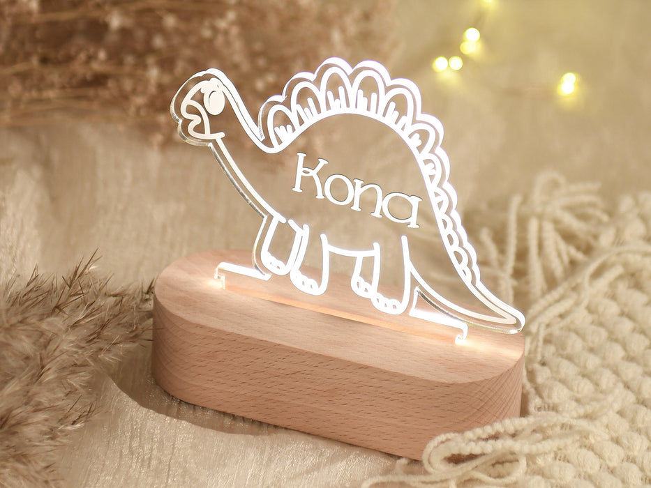 Personalized Baby Acrylic Night Light, Baby Room Decor