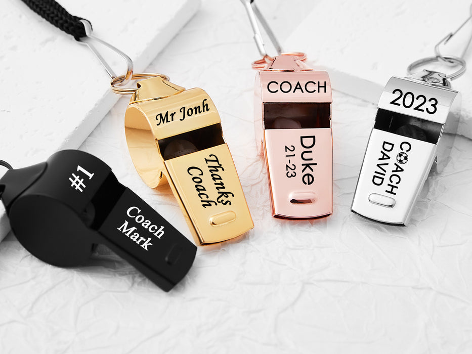 Personalized Whistle, Sport Gift for Coach