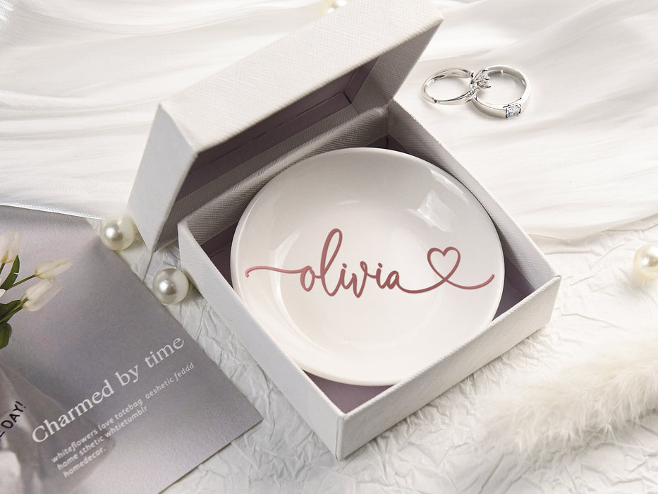 Personalized Jewelry Dish, Bridesmaid Gift