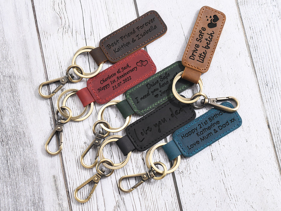 3rd Anniversary Gift for Husband - Personalized Coordinates Keychain