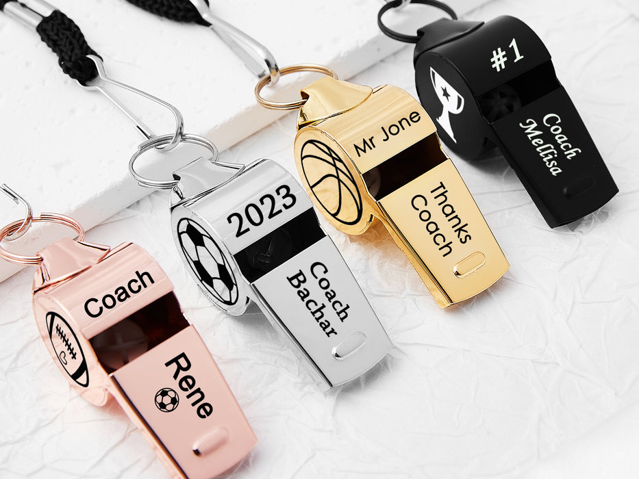 Personalized Whistle, Sport Gift for Coach