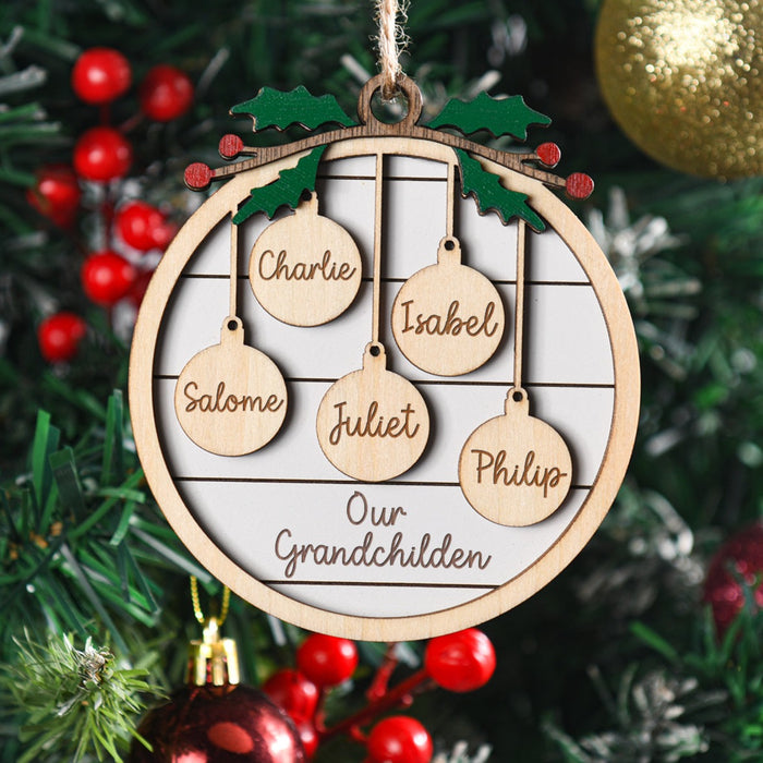 Personalized Family and Pet Ornament, Christmas Gift