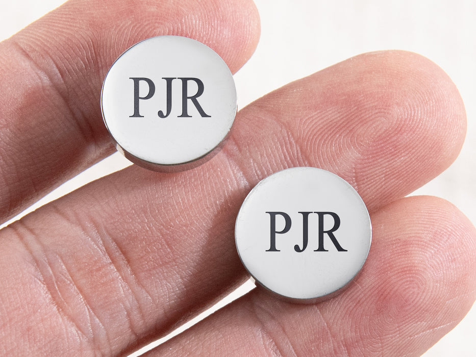 Custom Cufflinks for Him, Personalized Groomsmen Gift