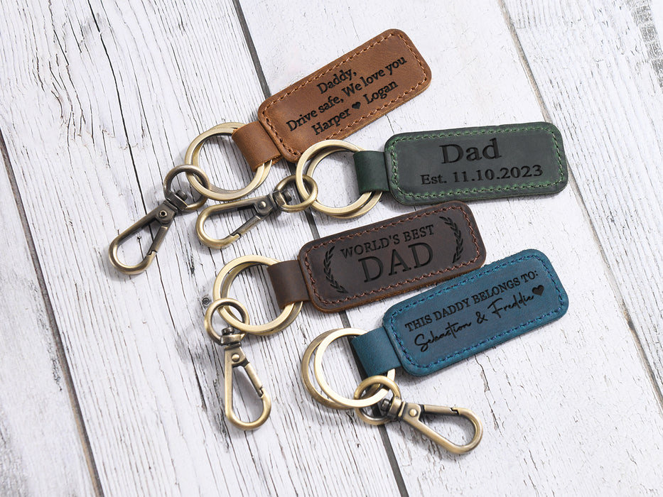 3rd Anniversary Gift for Husband - Personalized Coordinates Keychain