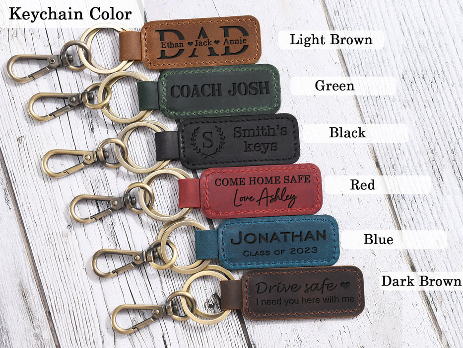 3rd Anniversary Gift for Husband - Personalized Coordinates Keychain