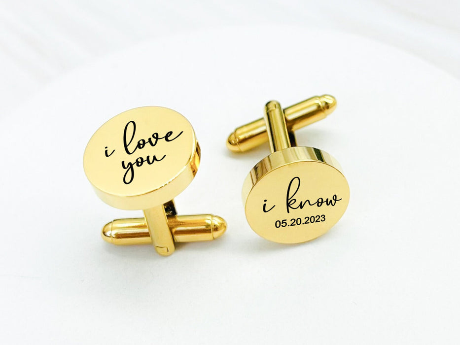 Custom Cufflinks for Him Handwriting Cufflinks Personalized Wedding Cufflinks Engraved Mens Cufflinks Groomsmen Gift Father's Day Gift