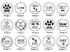 Pet Apple Air Tag Holder for Dog Collar Personalized Engraved Airtag Case Silicone Pet Collar Holder AirTag Dog Collar Cover Dog Tag Collar