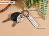 Personalized Keychain for Boyfriend,Custom Engraved Keychain,Couples Keychain,Gift for Him/Girlfriend/New Driver/Husband/Wife/Friend